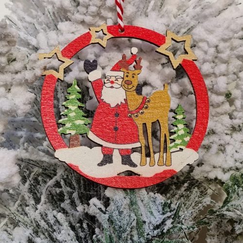 ORNAMENT LEMN GLOB MOS 9 CM