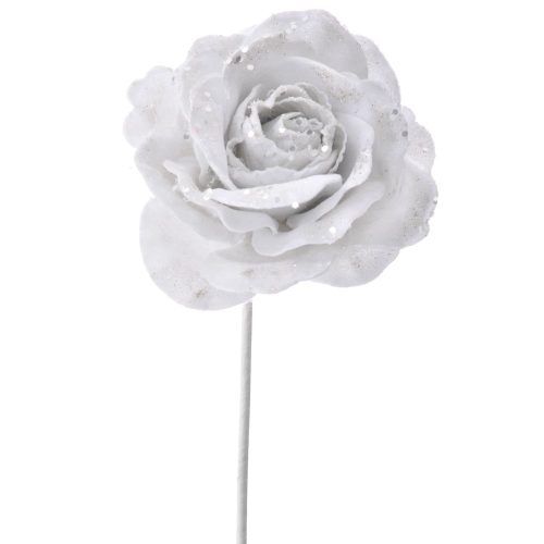 FLOARE BRAD TRANDAFIR ALB 62 CM