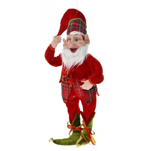 FIGURINA ELF ROSU VERDE 65 CM