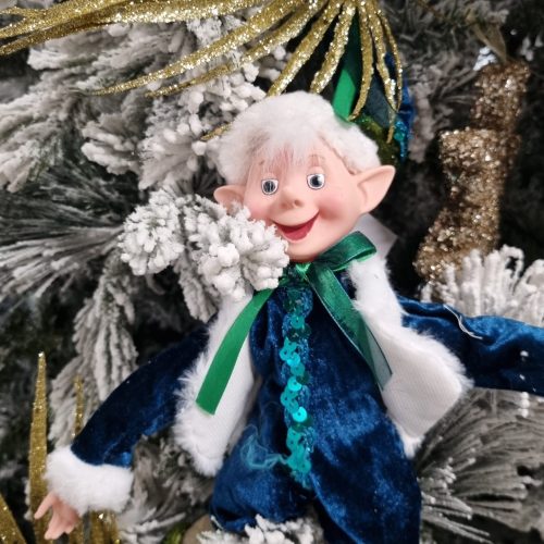 FIGURINA BRAD CATIFEA ELF VERDE BAIETEL 45 CM