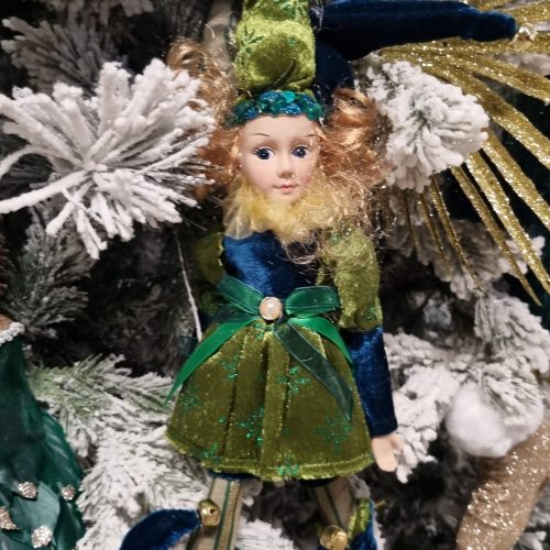 FIGURINA BRAD CATIFEA ELF VERDE FETITA 45 CM
