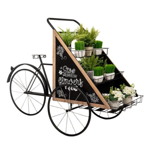 BICICLETA DECORATIVA GRADINA SUPORT GHIVECE 1.70 M