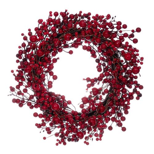 CORONITA CRACIUN REDBERRIES MIX 60 CM