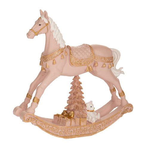 FIGURINA CAL ROZ PE BALANSOAR 20 X 20 CM