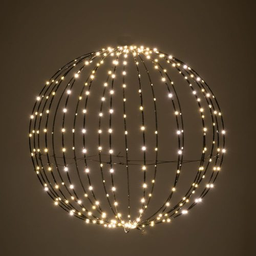 GLOB METAL CU 320 LEDURI LUMINA CALDA 50 CM