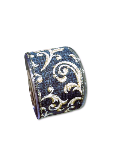 PANGLICA BRAD BLU BAROQUE CU GLITTER 6,7 X 9.10 M