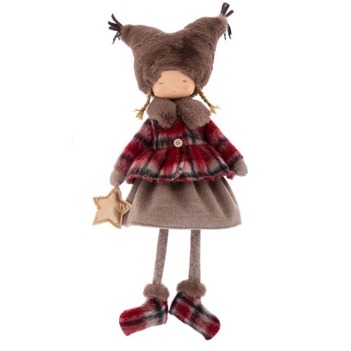 PAPUSA PLUS CRACIUN ECOSEZ GIRL 60 CM