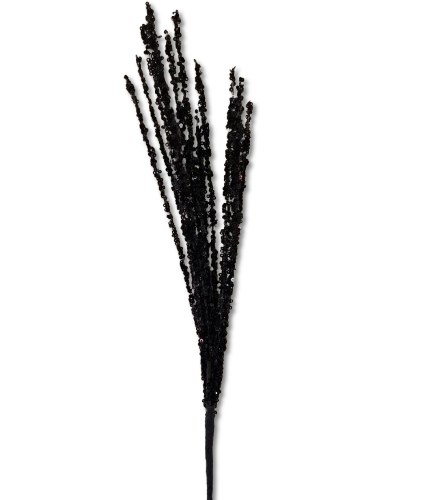 RAMURA BRAD PAIETE NEGRE 55 CM