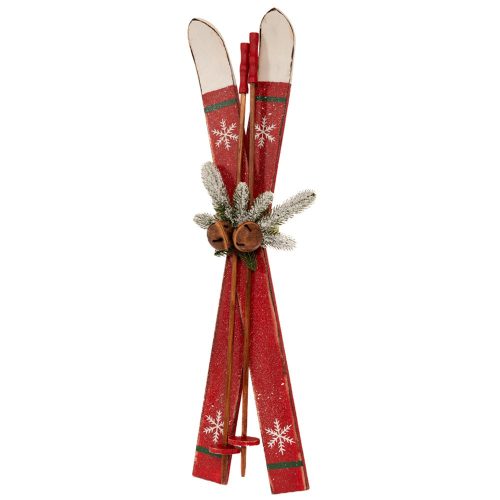 DECORATIUNE CRACIUN SCHIURI SI BETE DIN LEMN 75 CM