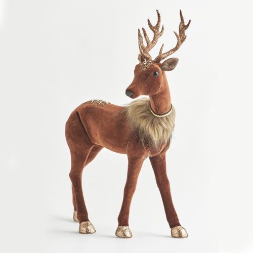 FIGURINA CATIFEA REN CAPPUCCINO GOLD 55 CM