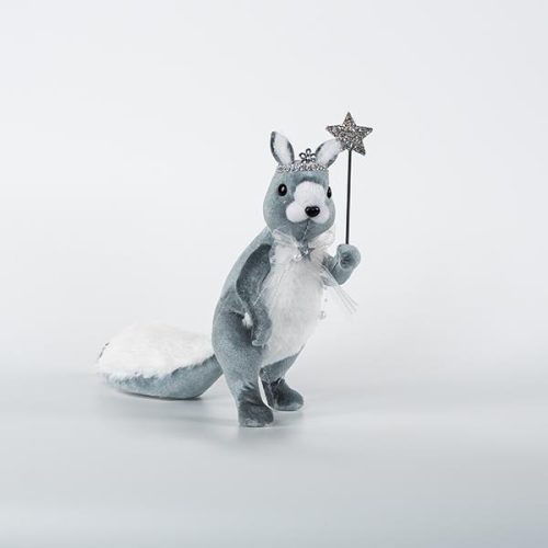 FIGURINA CATIFEA VEVERITA CU BAGHETA MAGICA SILVER BLU 25 CM