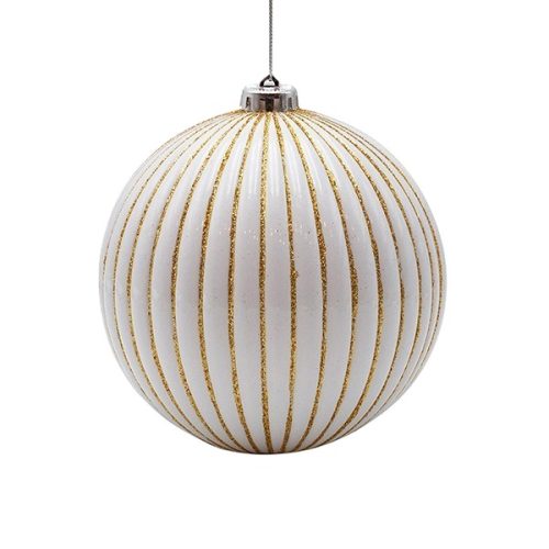 GLOB ALB CU DUNGI GLITTER AURIU 10 CM