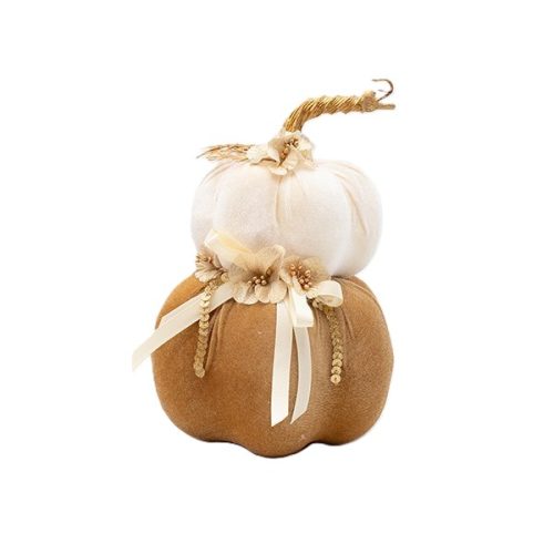 DECORATIUNE CRACIUN DOVLEAC CATIFEA DUO MOCHA LATTE 22 CM