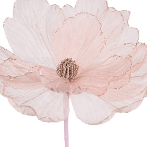 FLOARE BRAD ORGANZA ANEMONA ROZ 26 X 45 CM