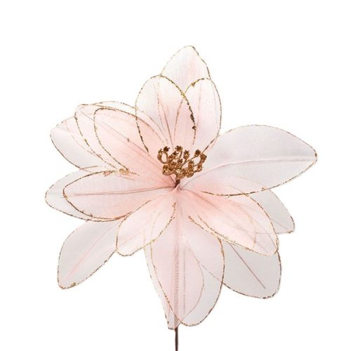 FLOARE BRAD ORGANZA DAHLIA ROZ 35 X 45 CM