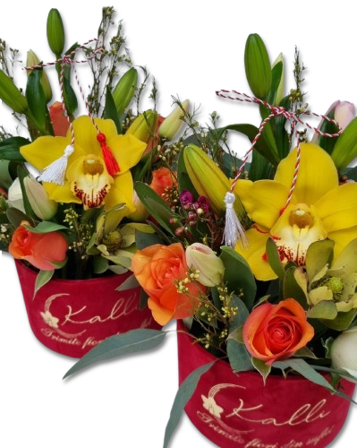 ARANJAMENT FLORAL IN CUTIE CATIFEA 8 MARTIE MINI