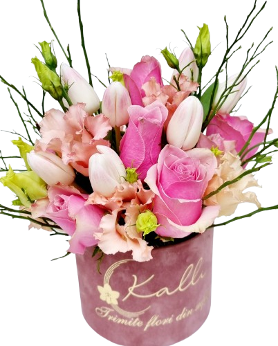 ARANJAMENT FLORAL IN CUTIE CATIFEA PINK