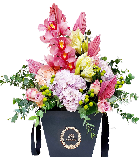 ARANJAMENT FLORAL IN CUTIE PREMIUM