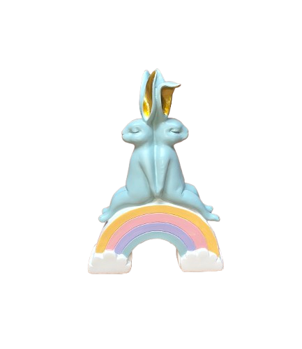 DECORATIUNE PASTE RAINBOW RABBITS