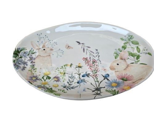 PLATOU PORTELAN PASTE IEPURAS 35 CM