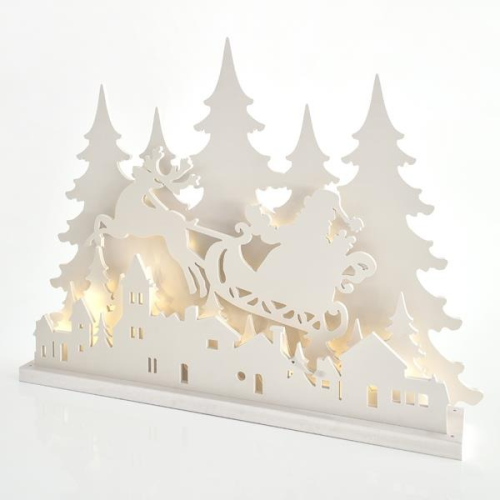 DECORATIUNE CRACIUN CU LUMINI 80 X 60 CM
