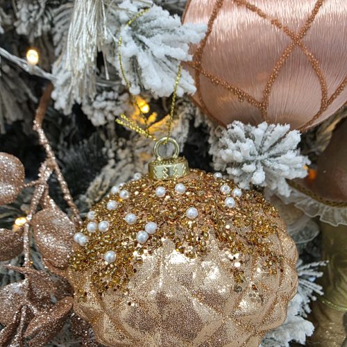 GLOB INIMA SOMON CU PERLE 10 CM