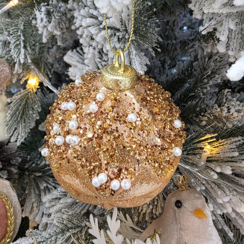 GLOB SOMON CU PERLUTE 8 CM