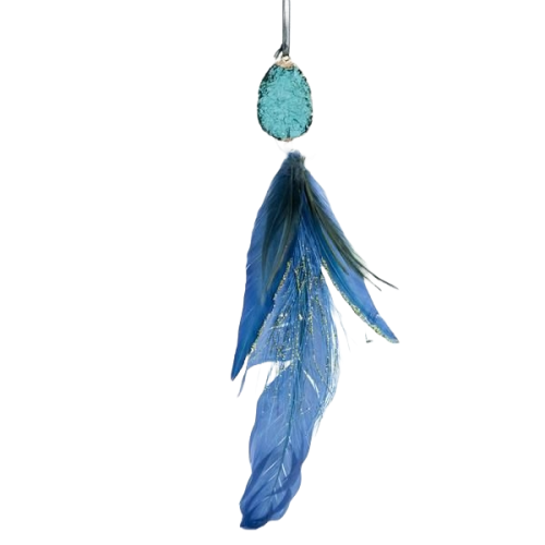 GLOB PANA TURQUOISE CU PIATRA 25 CM