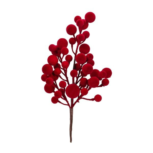 CRENGUTA BRAD DELUXE CATIFEA BURGUNDY 42 CM
