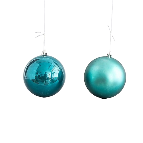 SET 2 GLOBURI TURQUOISE 10 CM